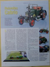 LANZ EILBULLDOG TRECKER CABRIO in 1-18 von Schuco.....ein Modellbericht   #0607m