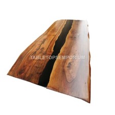 Epoxid Schwarz Harz Esszimmer