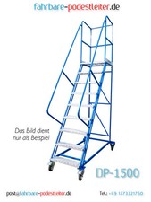 Fahrbare podestleiter stufen - fahrbare, 5