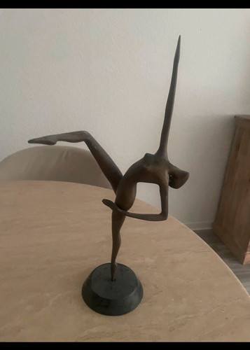 Skulptur metall tänzerin auf - skulptur,