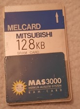 MITSUBISHI Melcard SRAM PC CARD Memory Card Speicherkarte 128 KB, PCMCIA Card