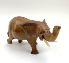 Vintage Holz Elefant Skulptur