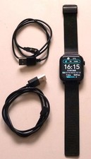 Tisoutec Smartwatch Damen Herren,Fitnessuhr Tracker mit Telefonfunktion 1.85" To