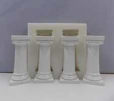 Dekorative Halbsäulen Säulen Silikon Gummi Form