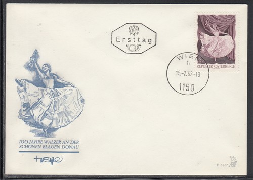 österreich fdc wiener - Österreich, walzer