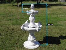 Steinbrunnen Springbrunnen Zierbrunnen 148cm Frosch Brunnen Gartenbrunnen Wasser