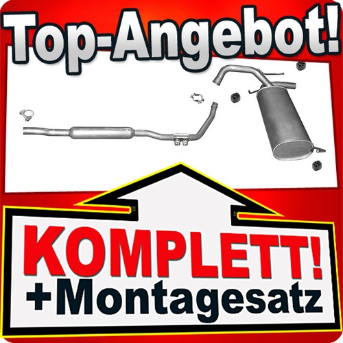 Auspuff für suzuki sx4 5 - suzuki,