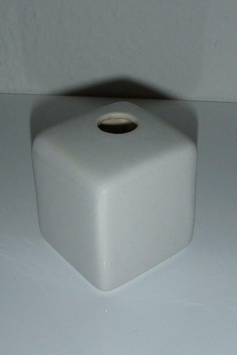 Weiße vase viereckig - weiße,