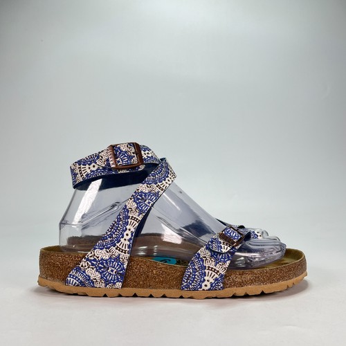 Birkenstock yara blue white - birkenstock,