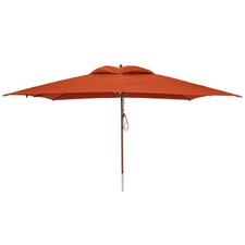 anndora® Sonnenschirm Gastronomie Biergarten 3x4 m Winddach Terracotta B-Ware