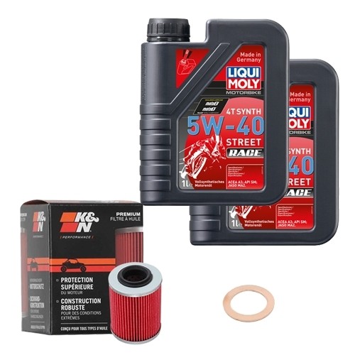 ölfilter set 5w 40 - k&n, 5w-40