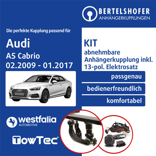 Für audi cabrio typ - a5, 8f