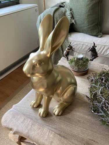 Osterhase gold matt impression - matt,
