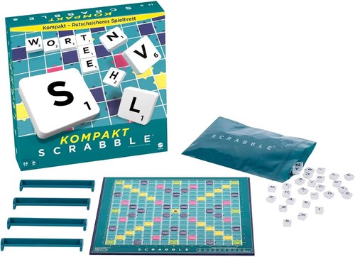 Mattel games scrabble kompakt - mattel,