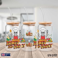 Vatertag UV DTF Aufkleber -