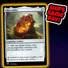 Mox amber custom art magic - mox,