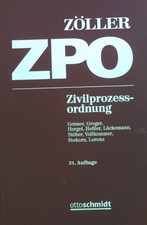 Zivilprozessordnung : mit FamFG (§§ 1-185, 200-270, 433-484) und Gerichtsverfass