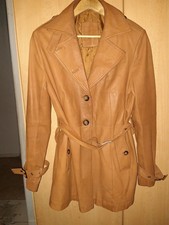 vintage nappaleder damenmantel