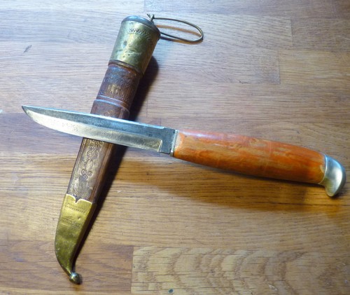Vintage finnisches jagdmesser - vintage,