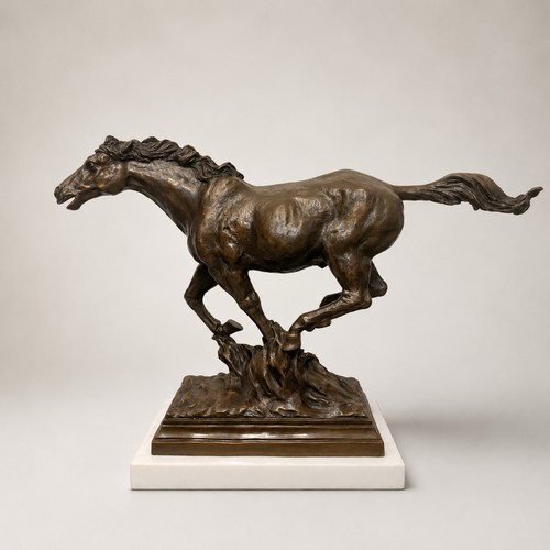 Bronze pferd skulptur - pferd, nach
