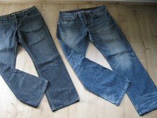 2 x Herren Jeans Hosen 100% Baumw. von Hero und s. Olver Skube Regular W33 L32