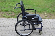 XXL Rollstuhl Vermeiren Eclips Klappbar SB:65cm bis 200kg Ohne Fußstützen