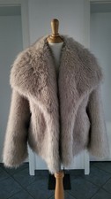 Zara kunstfelljacke beige - kunstfelljacke,,