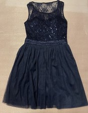 Kleid Damen Festkleid Blau 