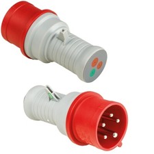 CEE Prüfstecker Drehstrom 380V 400V Auswahl 16A 32A 5-polig Prüfer Starkstrom