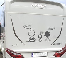 Aufkleber Snoopy Charly Lucy