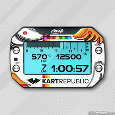 KART REPUBLIC STYLE GEL AUFKLEBER FÜR MYCHRON 5 - KARTING
