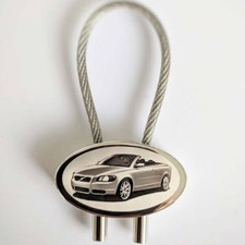 Volvo C70 als Bildgravur Volvo Geschenkidee Schlüsselanhänger + eigeneTextgravur