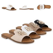 Damen Pantoletten Sandalen