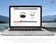 Auktionsvorlage EBAYVORLAGE 2025 Responsive Template DFSTF dark blue + Editor