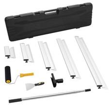 Flächenspachtel Set 25/40/60/80/100cm Alu Breitspachtel Rollspachtel 9-tlg
