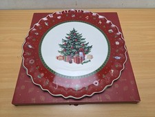 Villeroy & Boch Weihnachten Toy's Delight Kuchen-/ Tortenplatte 33 cm Neuwertig
