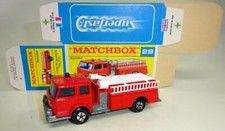Matchbox Superfast Nr. 29A "Denver" Fire Engine rot in ungefalteter r"G" Box