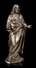 Jesus Figur als Prediger - Christus Statue Veronese Bronze-Optik