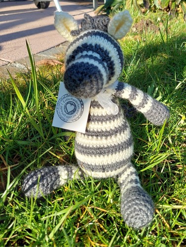 Handarbeit kuscheltier zebra - *,