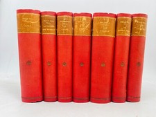 7 Bücher von Emile Zola. 1890