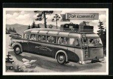 Künstler-AK Gut angekommen