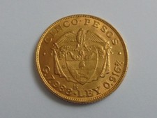 5 Pesos Kolumbien 1924