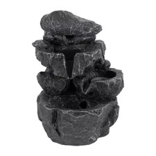 Feng Shui Zauberhafter Zimmerbrunnen Steingartenl mit LED Beleuchtung