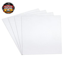 Plastikplatten 30x30cm weiß - 30x30cm,