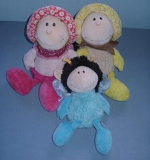 3 x NICI Elfe Fee Magic Meadow ca 36 und 50 cm gelb rosa blau