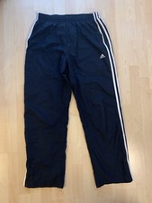 1990er! Orig. Adidas Baggy Skater Jogginghose Retro Vintage Größe M Unisex Blau