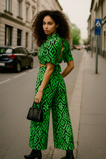 Boho Damen Oberteil grün –