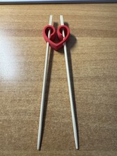 Sushi Stäbchen für Anfänger und Kinder: Paar Klammern Hilfe - Rot