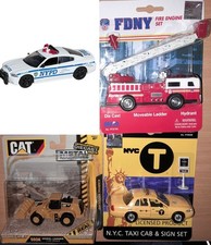 4 Modellautos - NYPD FDNY New