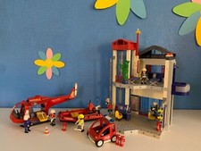 PLAYMOBIL 3885 Große Feuerwehr - Station + 4428 + 3177